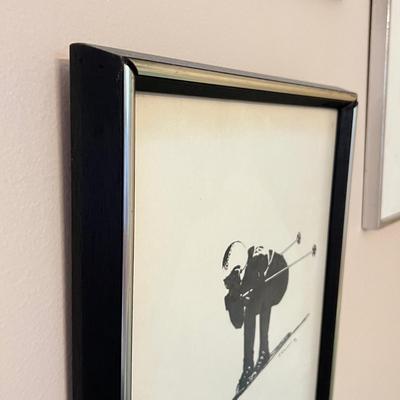 Framed Artwork Lot - 2 Pen & Ink, 1 Block Print