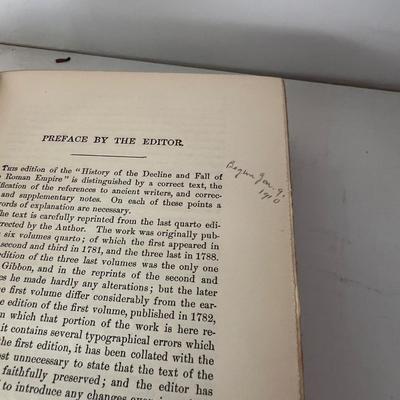 Volume I-IV (1905) The History of The Decline And Fall of the Roman Empire Edward Gibbon (LR-RG)