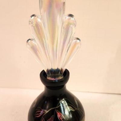 Lot #333 Fenton Perfume Bottle - 100th Anniversary Piece