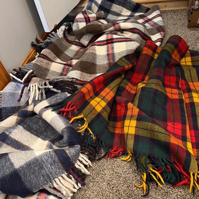 2 Vintage Wool Blankets