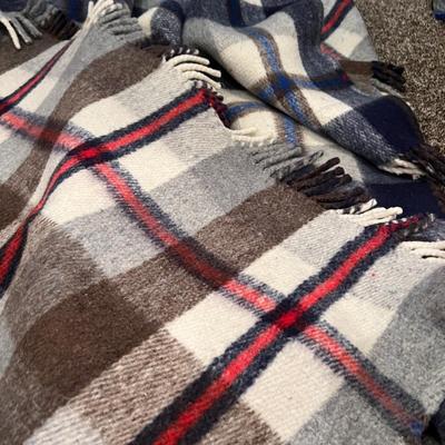 2 Vintage Wool Blankets