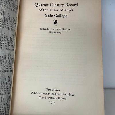 Yale Memorabilia from 1920’s-1940’s (LR-RG)