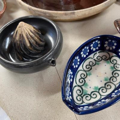 Big Lot Kitchen Pottery Ceramics - Some SIgned