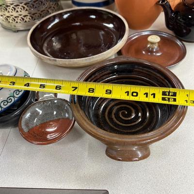 Big Lot Kitchen Pottery Ceramics - Some SIgned