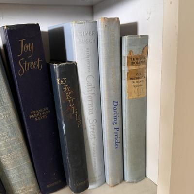 Antique Books in Various Shades of Blue and Green (LR-DZ)