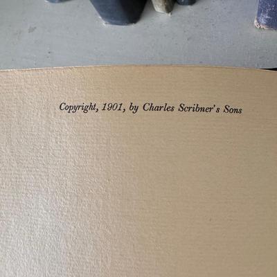 Antique Books in Various Shades of Blue and Green (LR-DZ)