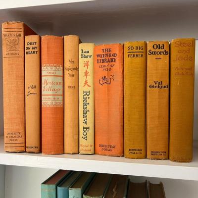 Colorful Books From 1920’s-1960’s (LR-RG)