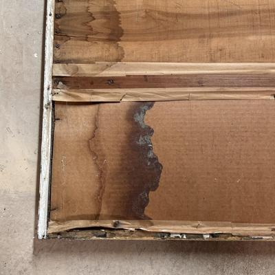 Regency Style Gold Colored Framed Mirror (B1-DZ)