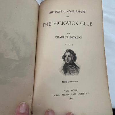 Dickens Plus Thackeray’s Works - Two large Volumes Sets (LR-RG)