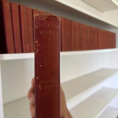 Dickens Plus Thackeray’s Works - Two large Volumes Sets (LR-RG)
