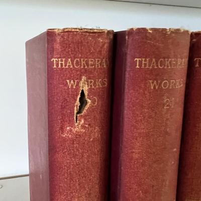 Dickens Plus Thackeray’s Works - Two large Volumes Sets (LR-RG)