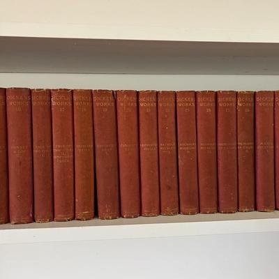 Dickens Plus Thackeray’s Works - Two large Volumes Sets (LR-RG)