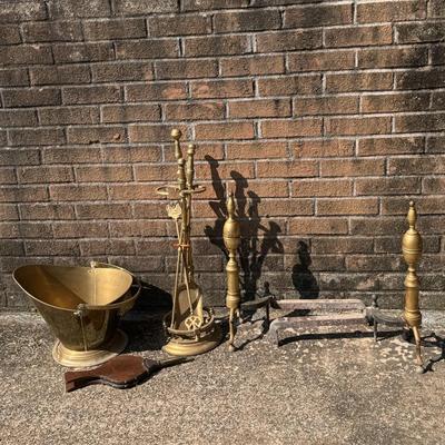 Brass Fireplace Accessories (B1-DZ)