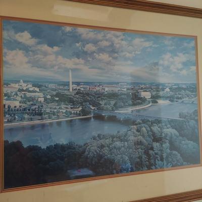 Large Framed Print of Washington DC and More (P-BBL)