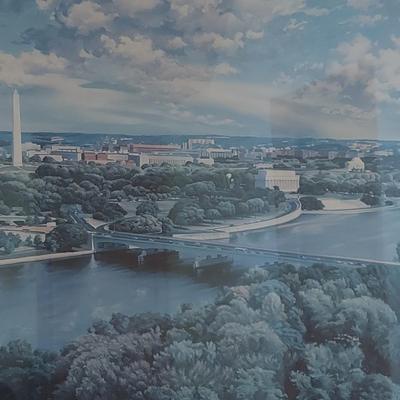 Large Framed Print of Washington DC and More (P-BBL)