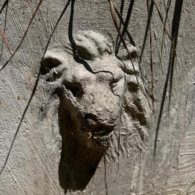 Two Concrete Planters (Y-DZ)