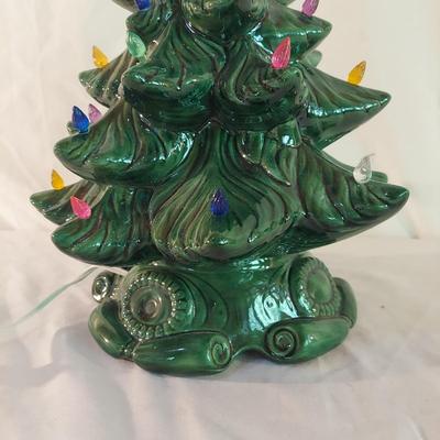 Vintage Lit Ceramic Christmas Tree (P-BBL)
