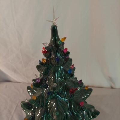 Vintage Lit Ceramic Christmas Tree (P-BBL)
