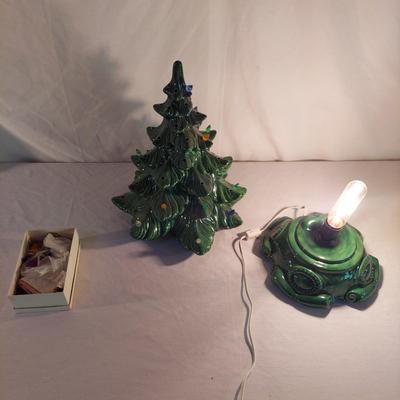 Vintage Lit Ceramic Christmas Tree (P-BBL)