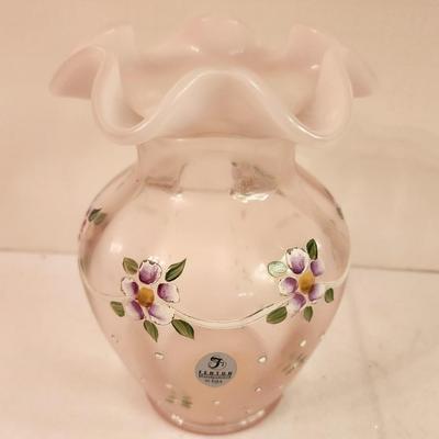 Lot #347 Lovely Fenton Art Glass Vase