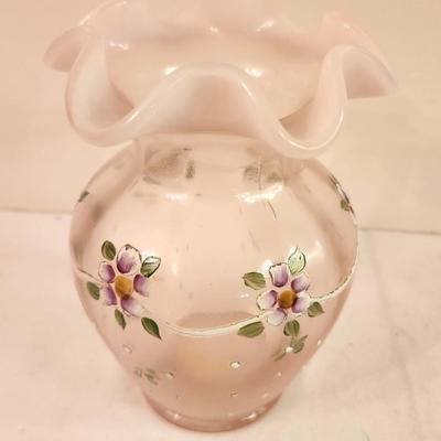 Lot #347 Lovely Fenton Art Glass Vase