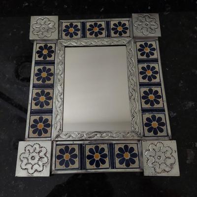 Mexican Folk Art Style Mirror (PB-BBL)