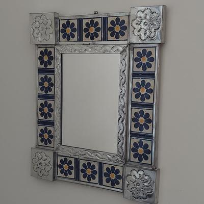 Mexican Folk Art Style Mirror (PB-BBL)