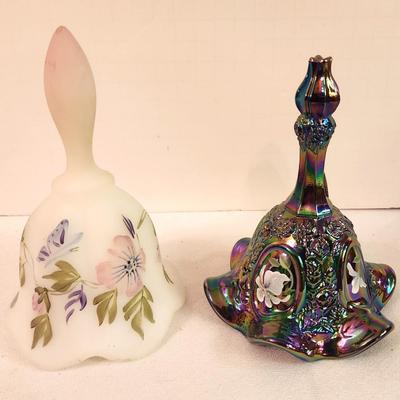 Lot #349 Lot of 2 Fenton Art Glass Bells