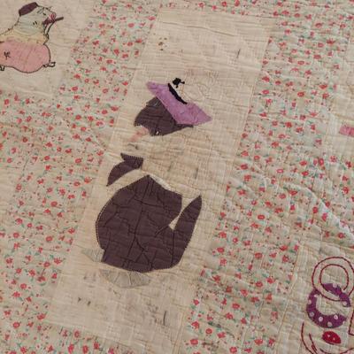 Three Little Pigs Quilt w/ Display Bar (P-BBL)