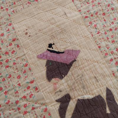 Three Little Pigs Quilt w/ Display Bar (P-BBL)