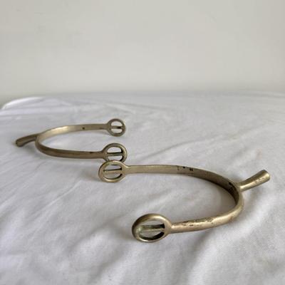 Antique horse bit, spurs, and stirrups (PB-DZ)