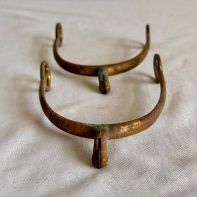 Antique horse bit, spurs, and stirrups (PB-DZ)