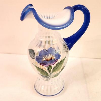 Lot #351 Fenton Art Glass Ewer