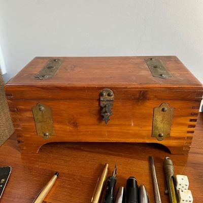 Mixed Collectibles Vintage Lot - Parker, Cross, Sheaffer Pens, Mini Casio Calculater