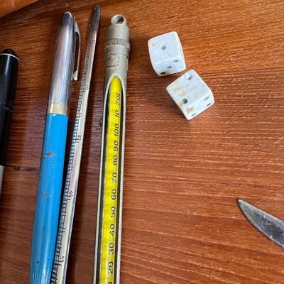 Mixed Collectibles Vintage Lot - Parker, Cross, Sheaffer Pens, Mini Casio Calculater