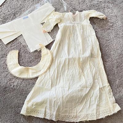 Antique Christening Gown + Collars