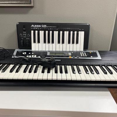 Yamaha & Alesia Q25 keyboards