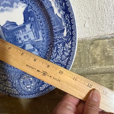 Lot 314 Lot of Blue Transfer ware plates