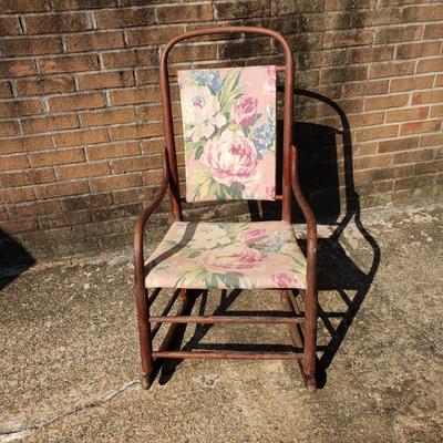 Vintage Wooden Rocking Chair (B1-KD)