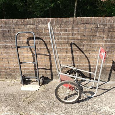 Milwaukee Hand Cart and Garden Way Wood Carrier (B1-KD)