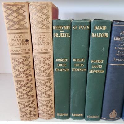 Variety of Antique Book Sets (LR-KD)