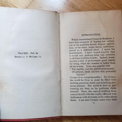 Assortment of Red Antique and Vintage Books (LR-KD)