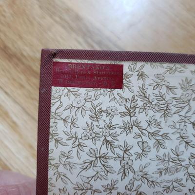 Assortment of Red Antique and Vintage Books (LR-KD)