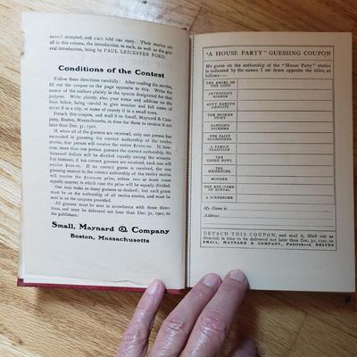 Assortment of Red Antique and Vintage Books (LR-KD)