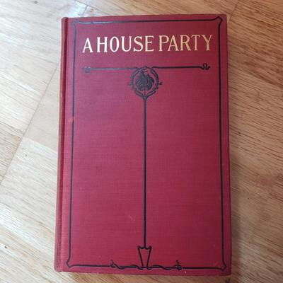 Assortment of Red Antique and Vintage Books (LR-KD)