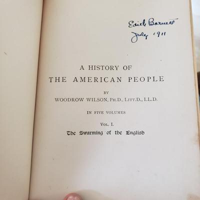 Woodrow Wilson’s History of the American People Volume 1-5 (LR-KD)