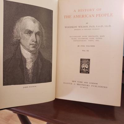 Woodrow Wilson’s History of the American People Volume 1-5 (LR-KD)