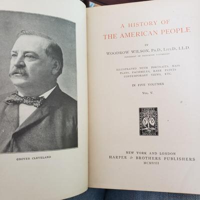 Woodrow Wilson’s History of the American People Volume 1-5 (LR-KD)