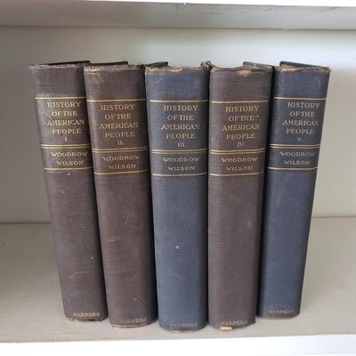 Woodrow Wilson’s History of the American People Volume 1-5 (LR-KD)