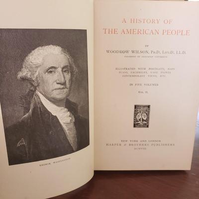 Woodrow Wilson’s History of the American People Volume 1-5 (LR-KD)